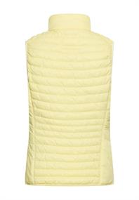 Gefütterte Weste mit Taschen lemon
