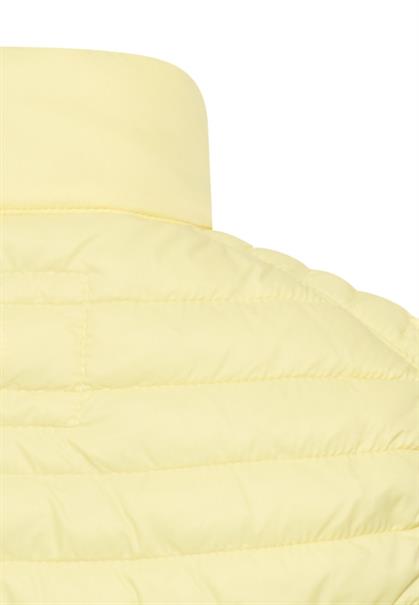 Gefütterte Weste mit Taschen lemon