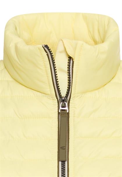 Gefütterte Weste mit Taschen lemon