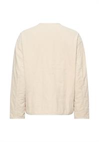 Gefütterter Cordblazer mit Wattierung pearl