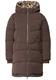Gefütterter Parka mit Leo-Fake-Fur auburn brown