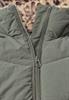 Gefütterter Parka mit Leo-Fake-Fur somber green