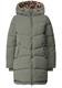 Gefütterter Parka mit Leo-Fake-Fur somber green