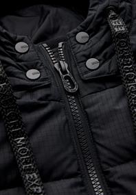 Gefütterter Steppmantel black