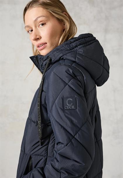 Gefütterter Steppmantel dark navy blue