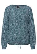 Gemusterte Bluse cool vintage green