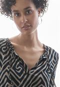 Gemusterte Bluse cool vintage green