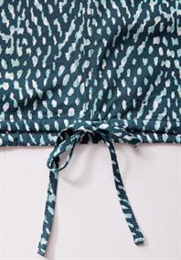 Gemusterte Bluse cool vintage green