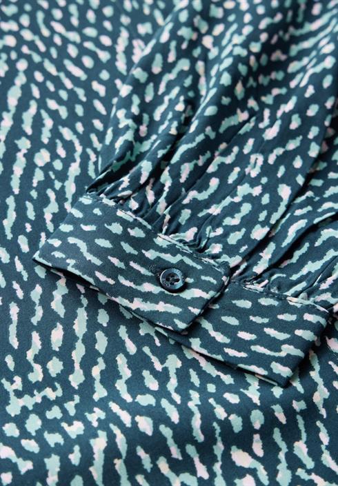 gemusterte-bluse-cool-vintage-green