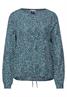 Gemusterte Bluse cool vintage green