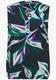 Gemusterte Bluse fir green