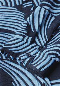Gemusterte Bluse universal blue