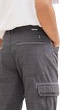 Gemusterte Cargo Shorts grey anthra check