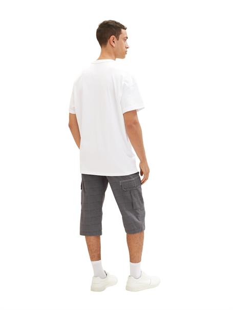 Gemusterte Cargo Shorts grey anthra check