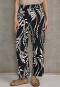 Gemusterte Culotte black