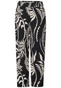 Gemusterte Culotte black