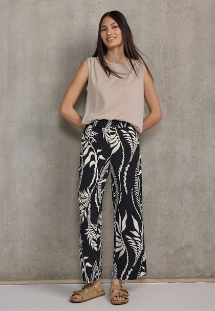 Gemusterte Culotte black