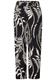 Gemusterte Culotte black