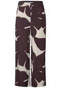 Gemusterte Culotte fudge red
