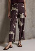 Gemusterte Culotte fudge red