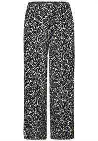 Gemusterte Culotte light sunstone beige