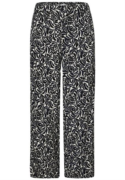 Gemusterte Culotte light sunstone beige