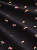 Gemusterte Kurzarm-Bluse small black flower print