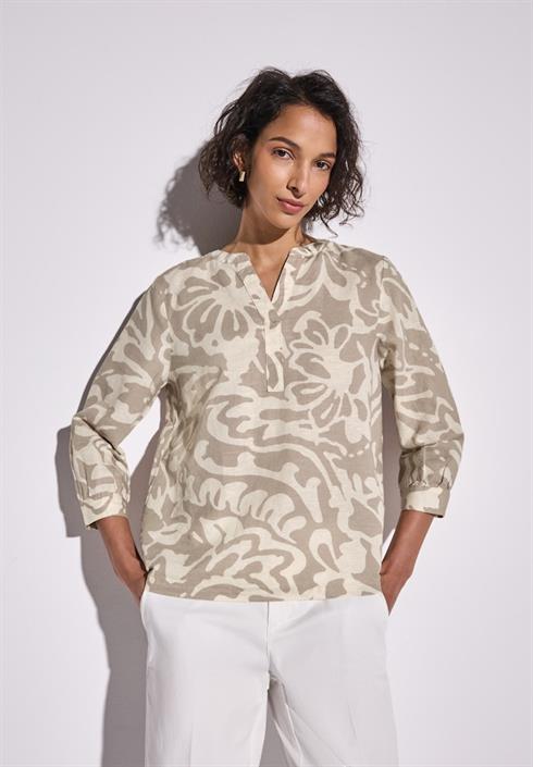 gemusterte-leinenmix-bluse-dark-moonstone-sand