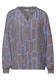 Gemusterte Tunika mit Tape frosted blue