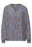 Gemusterte Tunika mit Tape frosted blue