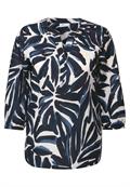 Gemusterte Tunika urban dark blue