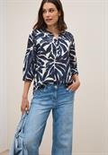 Gemusterte Tunika urban dark blue