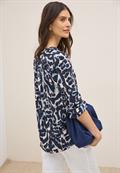 Gemusterte Tunika urban dark blue