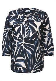 Gemusterte Tunika urban dark blue