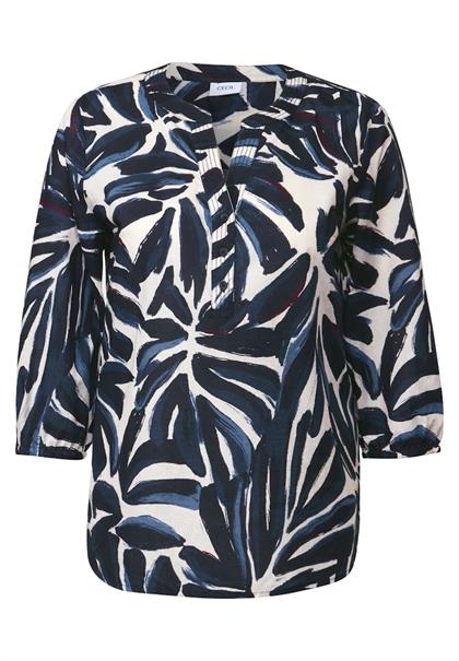 Gemusterte Tunika urban dark blue