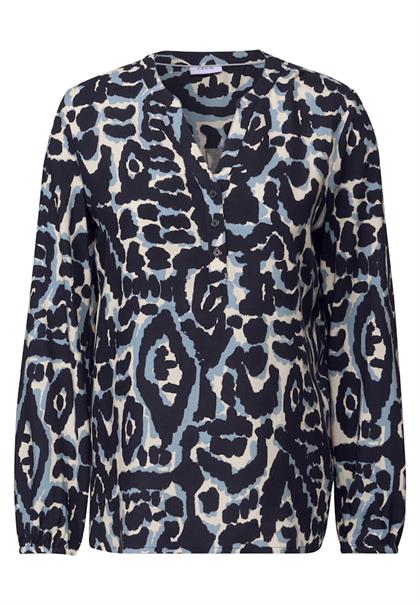 Gemusterte Tunika urban dark blue