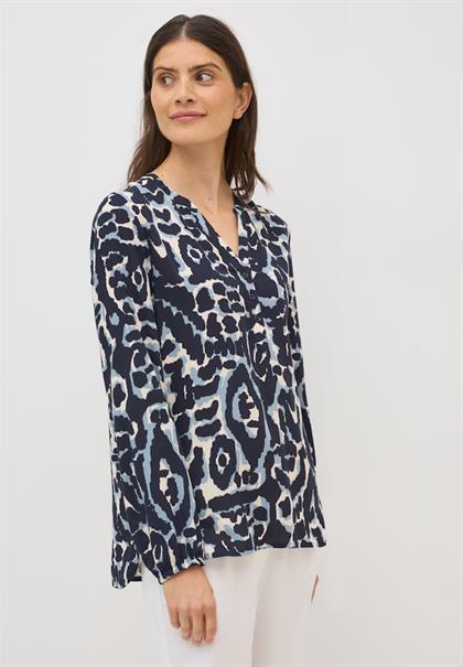 Gemusterte Tunika urban dark blue