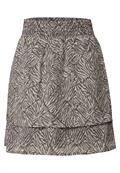 Gemusterter Chiffon-Rock nomad brown