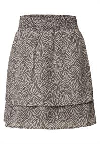 Gemusterter Chiffon-Rock nomad brown