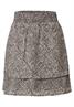 Gemusterter Chiffon-Rock nomad brown