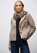 Gemusterter Loop Schal black