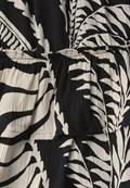 Gemusterter Paperbag Rock black