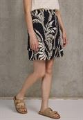 Gemusterter Paperbag Rock black