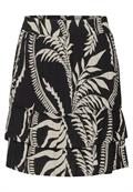 Gemusterter Paperbag Rock black