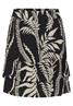 Gemusterter Paperbag Rock black