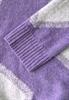 Gemusterter Pullover lilac melange