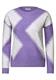 Gemusterter Pullover lilac melange