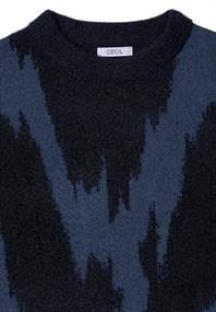Gemusterter Pullover urban dark blue