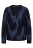 Gemusterter Pullover urban dark blue