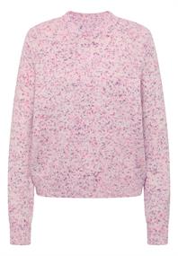 Gemusterter Strickpullover dark blossom melange